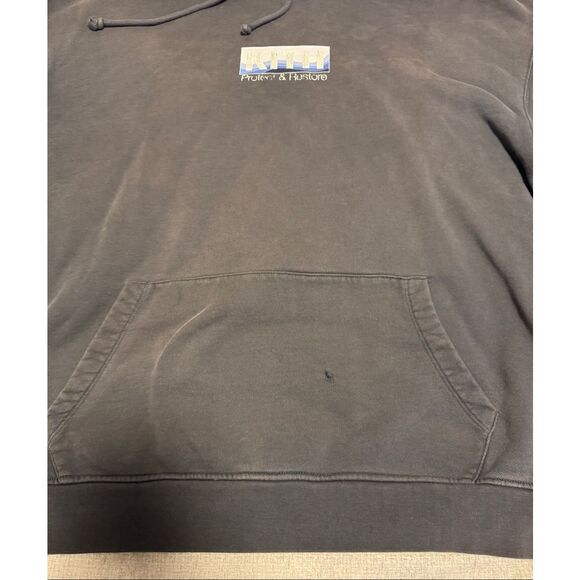Kith Size XL Protect Restore The Ocean Hoodie Men Used - Picture 4 of 8